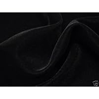 Black Wool Fabric 54' Wide Sold by The Yard