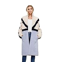 Womens Harness Shearling Coat in Limoges