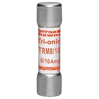 TRM8/10 TRI-ONIC TRM8/10, 0.8A, 250V AC, Time Delay, Ferrule Fuse