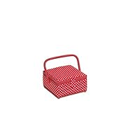Hobby & Gift Polka Dot Small Craft Storage Box Red