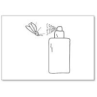 Icon Of Mosquito Spray Fridge Magnet