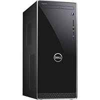 Dell Inspiron 3670 Desktop Computer with Intel Core i5-8400 2.8 GHz, 8GB DDR4 SDRAM, 1TB HDD, Black with Silver Trim (Renewed)