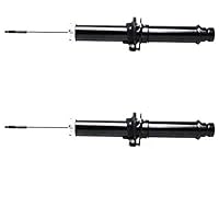 Evan-Fischer Front Shock Absorber and Strut Assembly Set of 2 Compatible with 2004-2009 Cadillac SRX Monotube Black Driver and Passenger Side