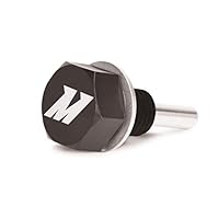 Mishimoto MMODP-12175BBK Magnetic Oil Drain Plug M12 x 1.75, Black