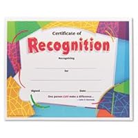 Trend Certificate of Recognition, 8-1/2