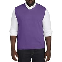 Harbor Bay by DXL Men's Big and Tall V-Neck Sweater Vest