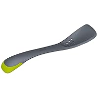 Joseph Joseph - Uni-tool 5-in-1 Silicone Kitchen Utensil, Slotted Spoon, Turner, Cutting Tool, Solid Spoon and Spatula in one- Grey, 12 long