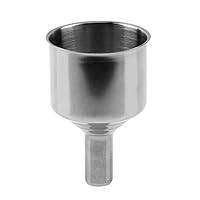 Mini Stainless Steel Funnel Wine Oil Water Honey Hopper Strainer Filter Practical Kitchen Gadget for Perfume Liquid Water Tools (L)