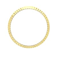 Ewatchparts FLUTED BEZEL COMPATIBLE WITH ROLEX WATCH LADY 26MM DATEJUST 6517 6919 69173 69273 18KY GOLD