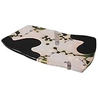 Set of 5 Black Oribe Crested Cutting Board Plate (Tamayama Kiln) 11.4 x 6.7 x 0.8 inches (29 x 17 x 2 cm), 32.0 oz (940 g), Special Pottery Dishes, Japanese Tableware, Restaurants, Commercial Use,