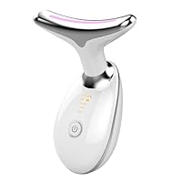 Wavy Chic Beauty Facial Massager, Wavy Chic Beauty Microcurrent Facial Device, 10 in 1 Wavy Chic Beauty Facial Device, 7 Color Wavy Chic Beauty Multifunctional Facial Massager (Color : White)
