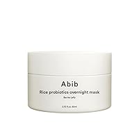 Rice Probiotics Overnight Mask Barrier Jelly 2.71 fl oz I Intensive Hydrating Nourishing for Skin Barrier, Bouncy Skin Texture, Less Stress Abib Rice Probiotics Overnight Mask Barrier Jelly 2.71 fl oz I Intensive Hydrating Nourishing for Skin Barrier, Bouncy Skin Texture, Less Stress