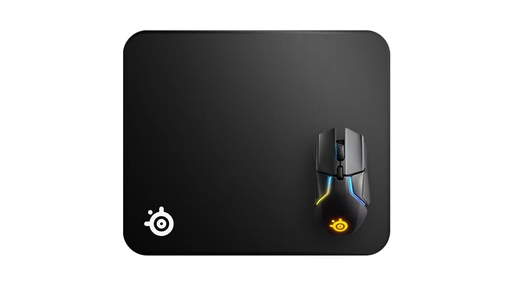 SteelSeries QcK Edge - Cloth Gaming Mouse Pad - stitched edge to prevent wear and tear - optimized for gaming sensors - size L