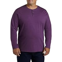 DXL Big + Tall Essentials Men's Big and Tall Long-Sleeve Henley Shirt