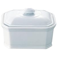 Apilco TOAE FG1 Octagonal Terrine with Lid, 4.9 fl oz (140 ml)