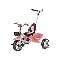 BicycleKids Tricycles for 2 3 4 Years Old and Up Boys Girls Tricycle Kids Trike Toddler Tricycles for 2-4 Years Old Kids Toddler Bike Trike 3 Wheels Folding Tricycle (Color : Yellow)