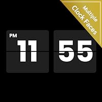 Clock Faces for Fire TV & Tablets – Simple Digital & analog clock with minimal watch faces - Time display featuring a peaceful clock screen saver as wallpaper & virtual screen saver