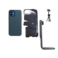 Tripod Mount for Apple iPhone 12 Pro Using Apple Leather Case