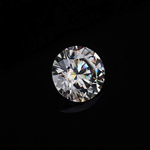0.7;10.0mm 0.8ct Round Shape F Moissanites Loose Stone for Engagement Ring Bead for Jewelry Making - (Item Diameter: 6.0mm 0.8ct)