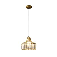 Iron Utility Room Chandelier，American Living Room Without Main Lamp，K9 Crystal Iron Company Office Light，Milk Tea Coffee Shop Lamp，Kitchen Dining Room Staircase Light