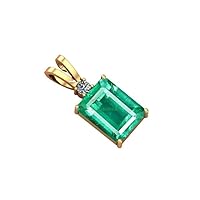8.25 Ratti Natural Emerald Panna Panchdhatu Stone Pendant Locket