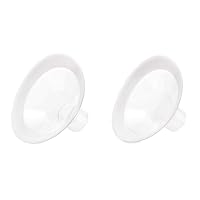 Medela PersonalFit Flex Breast Shields, 2 Packs of Medium 24mm & Small 21mm Flanges, Made Without BPA, Shaped Around You