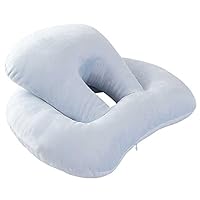 Office Desk Nap Pillow Innovative Travel Neck Pillow with Armrest Back Support Pillow for Sitting and Nap (Cyan)