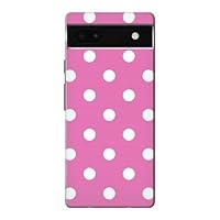 R2358 Pink Polka Dots Case Cover for Google Pixel 6a
