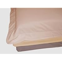 Dust Mite- and Allergen-Proof Pillow Sham; “Premium Microfiber” (Queen; Blue/Gray)