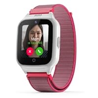 Cosmo JrTrack 2 Kid’s Smartwatch | 4G Phone Calling & Text Messaging | GPS Tracker Watch for Kids | Pre-Installed SIM Card & Flexible Cosmo Data Plans | Children’s Phone Alternative (Pink)