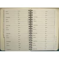 WMU374-00 Mead Large Print Telephone Address Book. Page Size 5