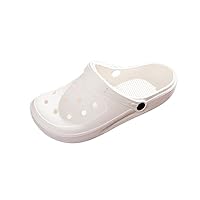 Classic Clogs for Men and Women, Breathable Hollow Out Solid Clogs, Portable Lightweight Comfortable Soft Slippers Casual Simple Sandals for Indoor Outdoor Beach