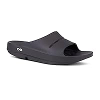 OOFOS - Unisex OOahh Sport - Post Run Recovery Slide Sandal (Classic Black, us_Footwear_Size_System, Adult, Women, Numeric, Medium, Numeric_11)