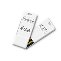Transcend TS4GJFT3W JetFlash T3W 4GB USB Drive (White)
