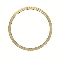 Ewatchparts 14KY FLUTED BEZEL COMPATIBLE WITH 24MM LADIES ROLEX NO DATE MODEL 67180 67183 67187 67230