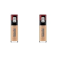 L'Oreal Paris Makeup Infallible Up to 24 Hour Fresh Wear Foundation, Radiant Sand, 1 fl; Ounce (Pack of 2)