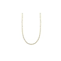 18k Two tone Gold Diamond 3 Strand Necklace 16 Inch Measures 6mm Wide Jewelry Gifts for Women