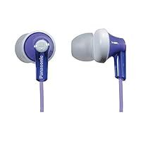 Panasonic in-Ear Lightweight Water-Resistant Active Sport Stereo Headphones (Violet)