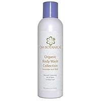 Organic Body Wash Lavender & Basil, All Nautral, Sulfate Free Liquid Soap | Provides No Scrub gentle Exfoliation and Hydration | The Best Body Wash on Amazon