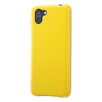 Layout RT-AQR2CP2/Y TPU Soft Case for Aquos R2 (SH-03K/SHV42/SoftBank, Shockproof, Light Vivid (Yellow)