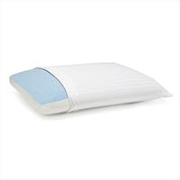 Sleep Innovations Reversible Pillow Cooling Gel Memory Foam and Classic Memory Foam, Standard Size, Side, Stomach, and Back Sleepers, Medium Support