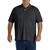 DXL Big + Tall Essentials Men's Big and Tall Jersey Polo Shirt