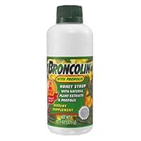 6pk - Broncolin With Propolis - Honey Syrup - Natural