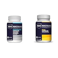 Energy Roctane Ultra Endurance Variety Pack; Electrolyte Capsules and BCAA Branch Chain Amino Acid with Vitamin B Capsules, 2 Bottles (110 Total)