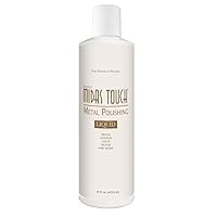 Rolite's Midas Touch Metal Polishing Liquid (16 fl. oz.) with Jewelers Rouge for Gold, Brass, Copper, Bronze, Platinum, Pewter, Sterling Silver