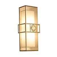 Wall Mounted Light Minimalist Atmosphere Chinese Style Wall Lamp Square Fabric Restaurant Wall Lantern Metal Cloth Wall Sconce Fitting Living Room Bedroom Corridor Hallway Lighting Reading Light