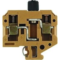 WEIDMULLER SAKS-3-GZ/6.3X32 Screw Connection, Direct MOUNTING, Fuse Terminal, 600 V, for 6.3X32MM Fuse, 22 to 10 AWG, Discontinued by Manufacturer, Black Cap, 10 AMP, Price/EA, 10 MM