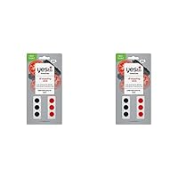 Yes To Tomatoes Detoxifying Charcoal Zit Zapping Dots, Red, 24 Count (1025182) (Pack of 2)