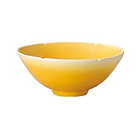 Tonami Shoten Rice Bowl, Yellow Bunions, Diameter 5.7 x H 2.4 inches (14.5 x 6 cm), Flower Bowl