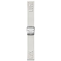 Luminox Men's White 24mm Rubber Cut-To-Fit Watch Strap